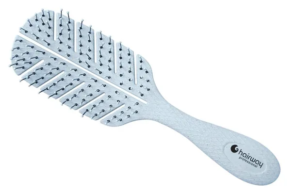 Щетка Hairway ECO Corn массажная 10 рядов 17 см голубая