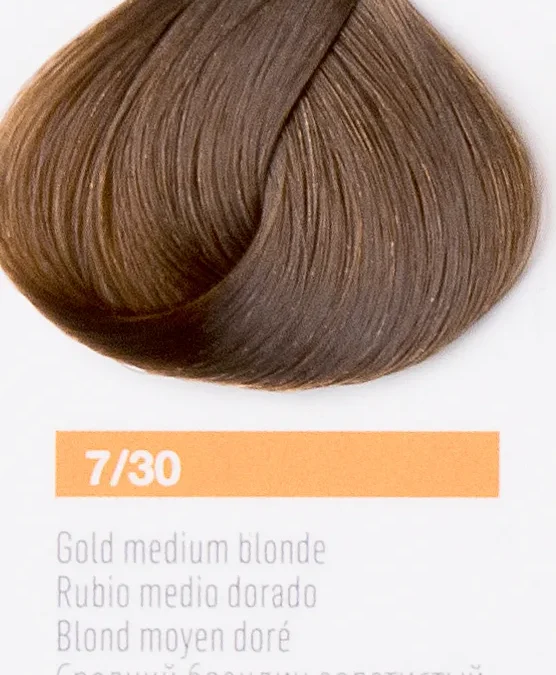 Краска для волос Lakme Collage new 7/30, cредний блондин золотистый, 60 мл