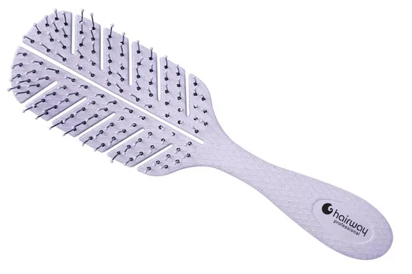 Щетка Hairway ECO Corn массажная 10 рядов 17 см розовая