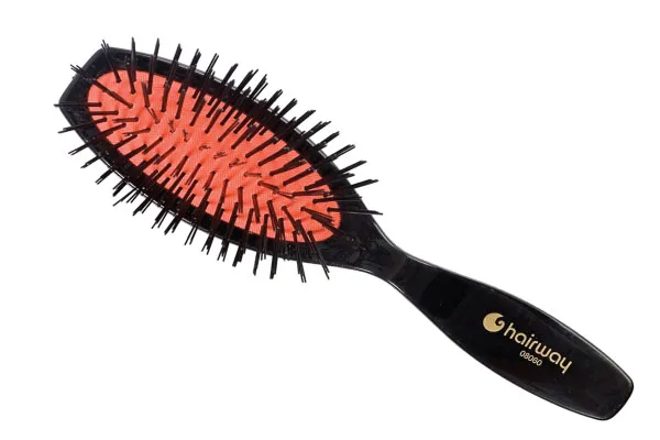 Щетка Hairway Cherry массажная 7-ми рядная пласт.осн.нейл.шт.