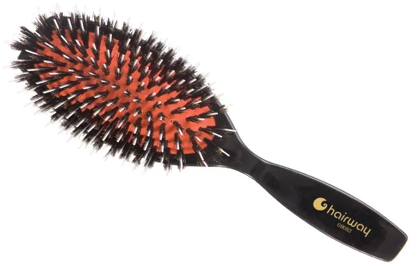 Щетка Hairway Cherry массажная 9-ти рядная комбинированная