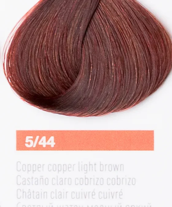 Краска для волос Lakme Collage new 5/44, светлый шатен медный насыщенный, 60 мл