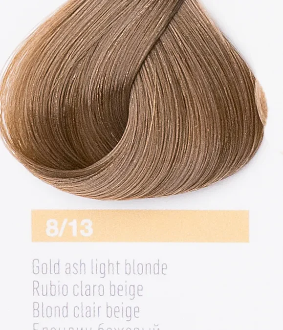 Краска для волос Lakme Collage new 8/13 , светлый блондин пепельно-золотистый, 60 мл
