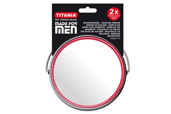 Зеркало Titania MEN настольное двойное D-12,5см 1500/MEN B