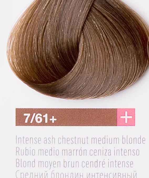 Краска для волос Lakme Collage new 7/61, средний блондин коричнево-пепельный, 60 мл