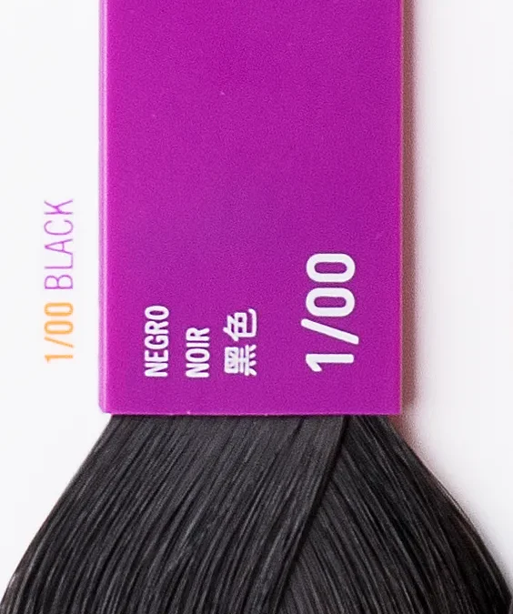 Краска для волос Lakme Gloss 1/00, черный , 60 мл, полуперманентная