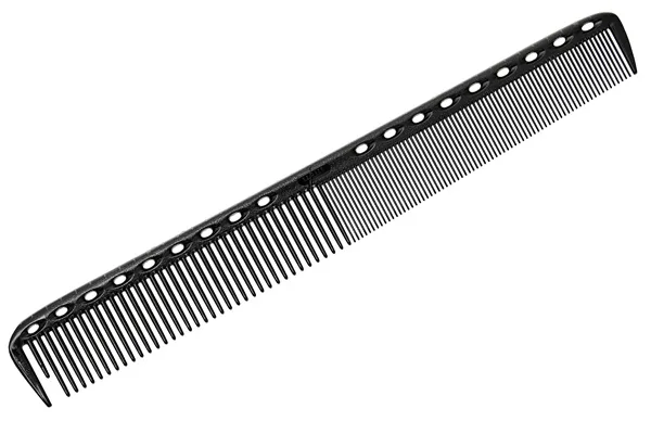 Расческа для стрижки Y.S.park G35 carbon, с линейкой, 21.5 см, черная