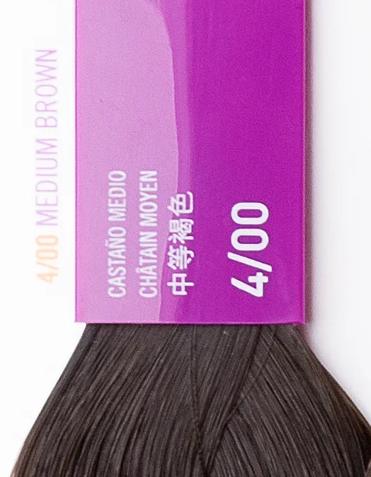 Краска для волос Lakme Gloss 4/00, средний шатен, полуперманентная, без аммиака, 60 мл
