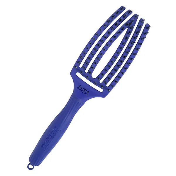 Щетка для укладки Fingerbrush Care Iconic Boar&Nylon BLUE JEANS ID1834