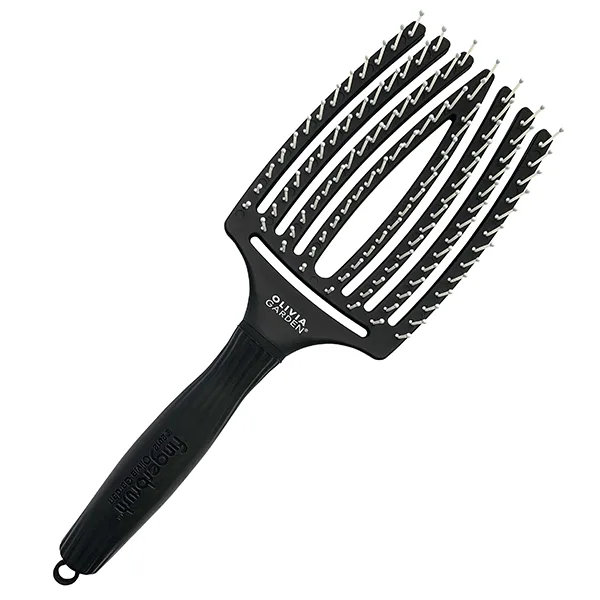Щетка для волос Fingerbrush Care Iconic Nylon Bristles Black L ID1394/BR-FB1PC-L0000