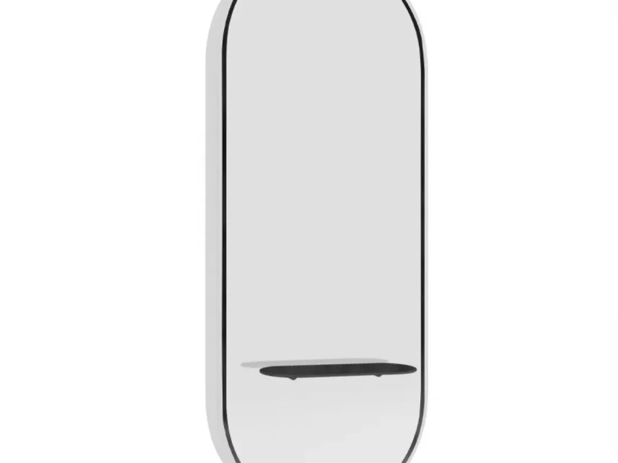 Зеркало парикмахерское KATHERINE RING WALL WITH SHELF