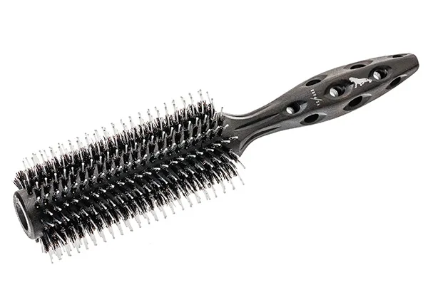 Термобрашинг для волос Y.S.parc 560 Carbon Tiger Brush, диаметр- 54 мм, щетина кабана и нейлон, корпус -карбон