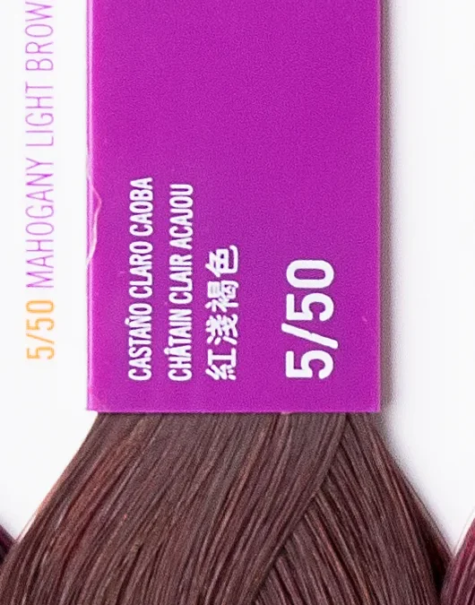 Краска для волос Lakme Gloss 5/50, светлый шатен махагоновый, полуперманентная, без аммиака