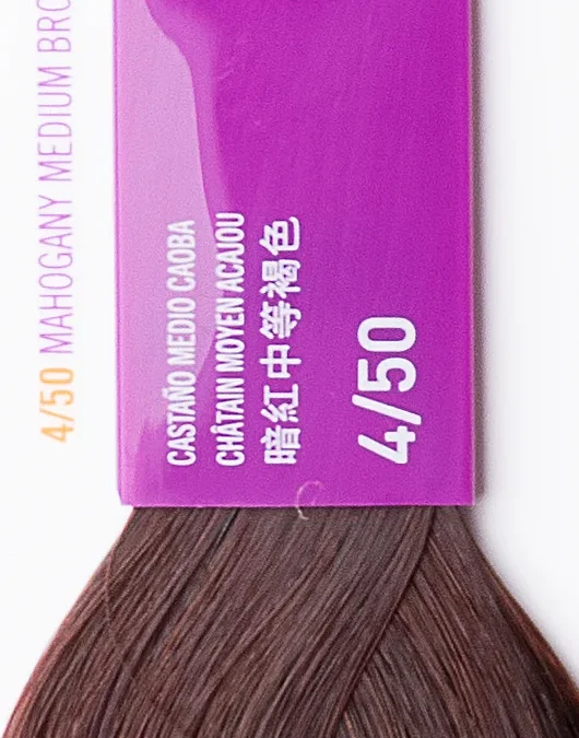 Краска для волос Lakme Gloss 4/50 средний шатен махагоновый , 60 мл, полуперманентная