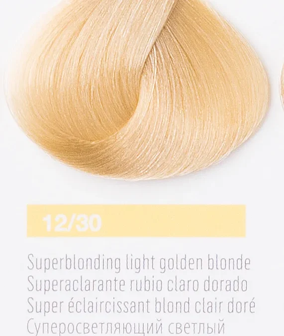 Краска для волос Lakme Collage new 12/30 , суперосветляющий золотистый блондин, 60 мл