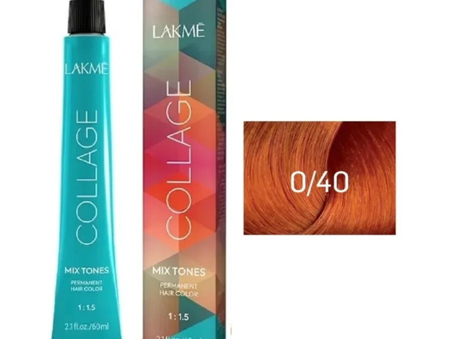 Краска для волос Lakme Collage new 0/40, оранжевый микстон, 60 мл