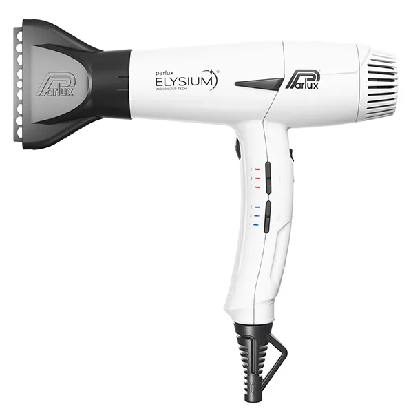 Фен Parlux Elysium Air Ionizer, 2300Вт, ионизация, 3 режима, 3 скорости, белый