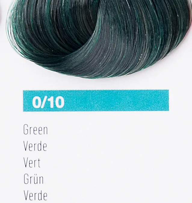 Краска для волос Lakme Chroma 0/10, микстон зелёный, безаммиачная, 60 мл