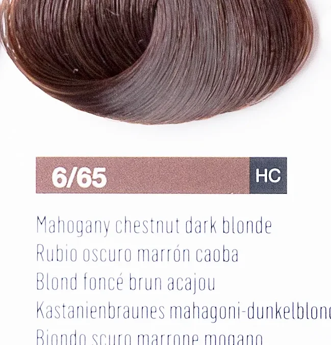 Краска для волос Lakme Chroma 6/65, тёмный блондин коричнево-махагоновый, безаммиачный, перманентный, 60 мл